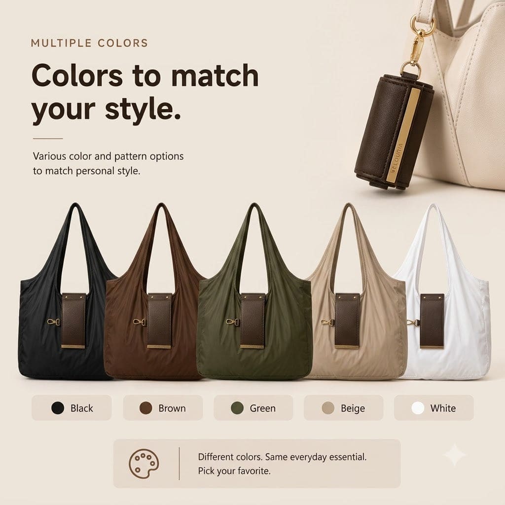 Keychain Tote — Folds Small, Carries Big