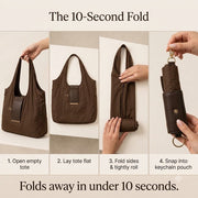 Keychain Tote — Folds Small, Carries Big