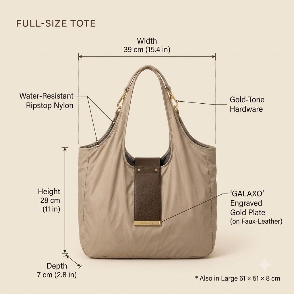 Keychain Tote — Folds Small, Carries Big
