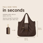 Keychain Tote — Folds Small, Carries Big