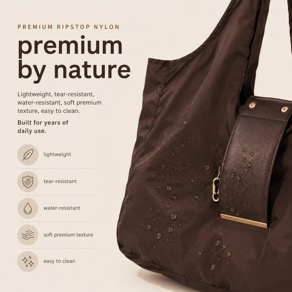 Keychain Tote — Folds Small, Carries Big